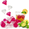 24pcs Reusable Ice Cube; Plastic Ice Cubes; Quick-Freeze Easy-to-Clean Refreezable Fake Ice Cubes For Making Cold Appealing Drinks; Lunch Bags; Cooler