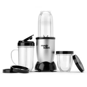 Magic Bullet 11 Piece Personal Blender MBR-1101  Silver / Black