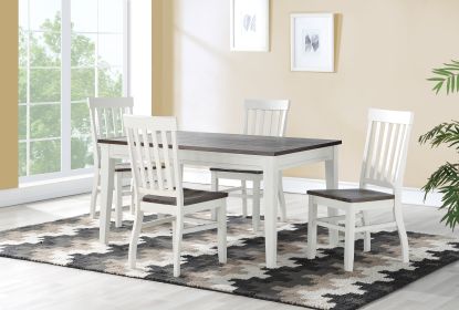 Caylie - 5 Piece Dining Set - White