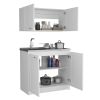 Cabinet Set Zeus, Garage, White