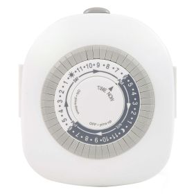 Hyper Tough Indoor Analog Timer, Double Grounded Outlet (Brand: Hyper Tough)